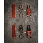 Leather keychain