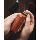 Leather lighter case